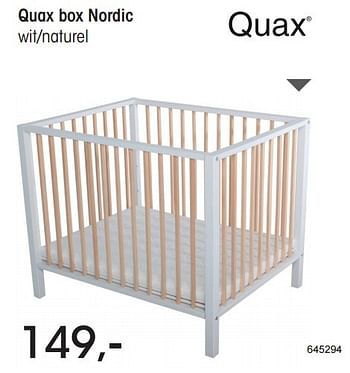 Aanbiedingen Quax box nordic - Quax - Geldig van 04/01/2016 tot 31/03/2016 bij Multi Bazar