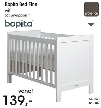 Aanbiedingen Bopita bed finn - Bopita - Geldig van 04/01/2016 tot 31/03/2016 bij Multi Bazar