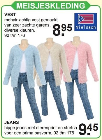 Aanbiedingen Nielsson meisjeskleding jeans - Nielsson - Geldig van 04/01/2016 tot 24/01/2016 bij Van Cranenbroek
