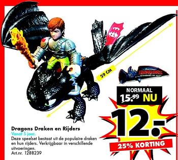 Aanbiedingen Dragons draken en rijders - Dragons - Geldig van 26/12/2015 tot 10/01/2016 bij Bart Smit