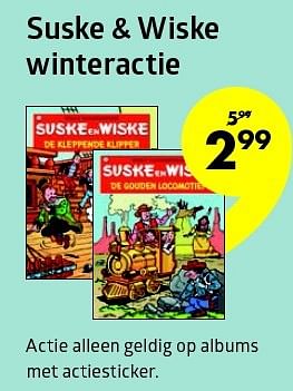 Aanbiedingen Suske + wiske winteractie - Huismerk-Bruna - Geldig van 28/12/2015 tot 10/01/2016 bij Bruna