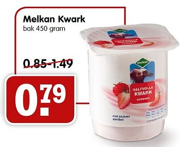 Aanbiedingen Melkan kwark - Melkan - Geldig van 03/01/2016 tot 09/01/2016 bij Em-té