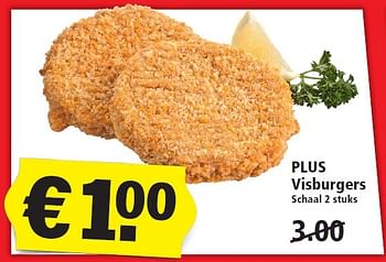 Aanbiedingen Plus visburgers - Huismerk - Plus - Geldig van 03/01/2016 tot 09/01/2016 bij Plus