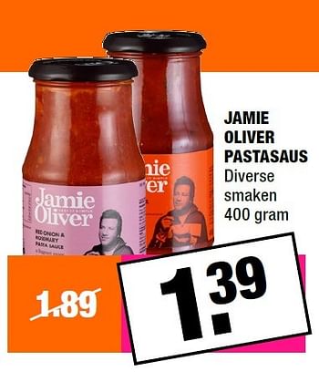 Aanbiedingen Jamie oliver pastasaus - Jamie Oliver - Geldig van 04/01/2016 tot 17/01/2016 bij Big Bazar
