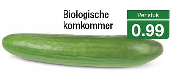 Aanbiedingen Biologische komkommer - Huismerk - Aldi - Geldig van 06/01/2016 tot 12/01/2016 bij Aldi