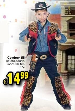Aanbiedingen Cowboy bill - Huismerk - Toychamp - Geldig van 16/01/2016 tot 14/02/2016 bij ToyChamp