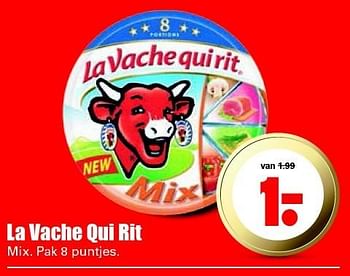 Aanbiedingen La vache qui rit - La Vache Qui Rit - Geldig van 17/01/2016 tot 23/01/2016 bij Lekker Doen