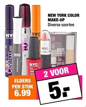 Aanbiedingen New york color make-up - New York - Geldig van 18/01/2016 tot 31/01/2016 bij Big Bazar