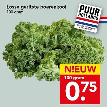 Aanbiedingen Losse geritste boerenkool - Huismerk deen supermarkt - Geldig van 24/01/2016 tot 30/01/2016 bij Deen Supermarkten
