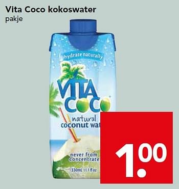 Aanbiedingen Vita coco kokoswater - Vita Coco - Geldig van 24/01/2016 tot 30/01/2016 bij Deen Supermarkten