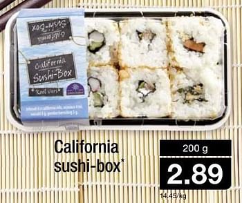 Aanbiedingen California sushi-box - Huismerk - Aldi - Geldig van 20/01/2016 tot 26/01/2016 bij Aldi