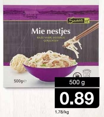 Aanbiedingen Mie nestjes - Huismerk - Aldi - Geldig van 20/01/2016 tot 26/01/2016 bij Aldi