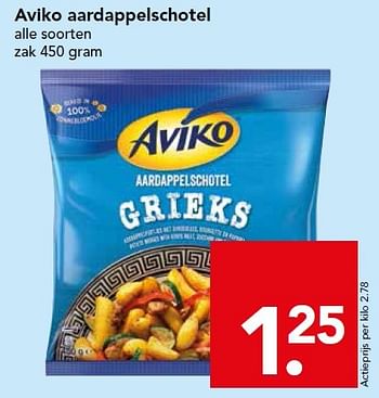 Aanbiedingen Aviko aardappelschotel - Aviko - Geldig van 24/01/2016 tot 30/01/2016 bij Deen Supermarkten