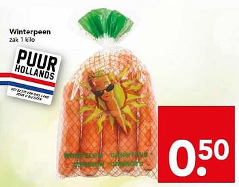 Aanbiedingen Winterpeen - Huismerk deen supermarkt - Geldig van 24/01/2016 tot 30/01/2016 bij Deen Supermarkten