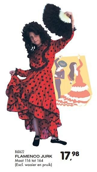 Aanbiedingen Flamenco jurk - Huismerk - Supra Bazar - Geldig van 26/01/2016 tot 23/02/2016 bij Supra Bazar