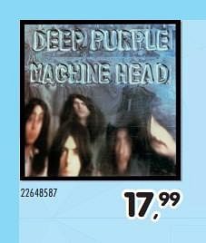 Aanbiedingen Deep purple machine head - Huismerk - Supra Bazar - Geldig van 26/01/2016 tot 23/02/2016 bij Supra Bazar