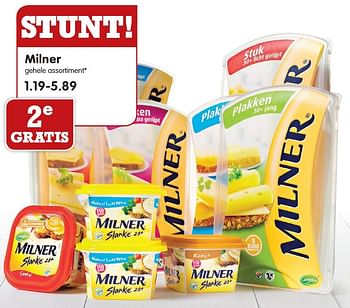 Aanbiedingen Milner gehele assortiment - Milner - Geldig van 24/01/2016 tot 30/01/2016 bij Em-té