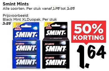 Aanbiedingen Smint mints - Smint - Geldig van 24/01/2016 tot 30/01/2016 bij Vomar