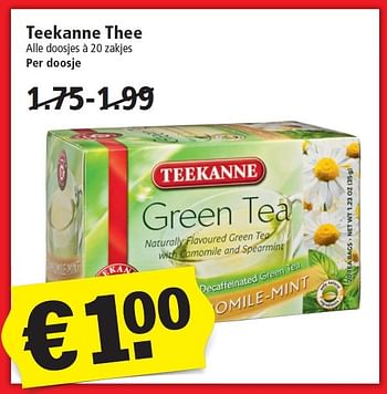 Aanbiedingen Teekanne thee - Teekanne - Geldig van 24/01/2016 tot 30/01/2016 bij Plus