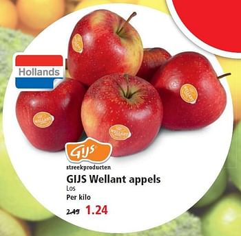 Aanbiedingen Gijs wellant appels - Gijs - Geldig van 24/01/2016 tot 30/01/2016 bij Plus