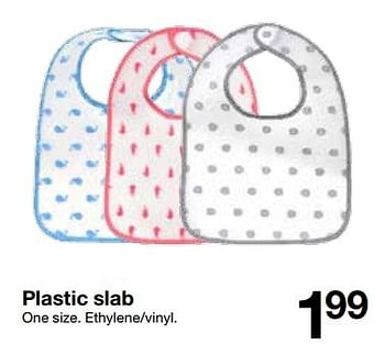 Aanbiedingen Plastic slab - Huismerk - Zeeman  - Geldig van 29/01/2016 tot 02/07/2016 bij Zeeman