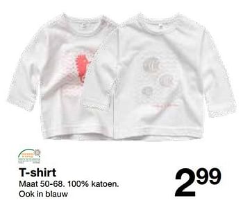 Aanbiedingen T-shirt - Huismerk - Zeeman  - Geldig van 29/01/2016 tot 02/07/2016 bij Zeeman