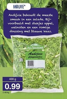 Aanbiedingen Andijvie - Huismerk - Aldi - Geldig van 27/01/2016 tot 03/02/2016 bij Aldi