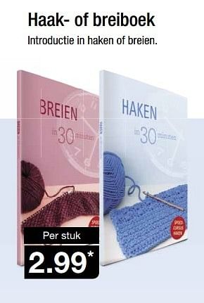 Aanbiedingen Haak of breiboek - Huismerk - Aldi - Geldig van 27/01/2016 tot 03/02/2016 bij Aldi