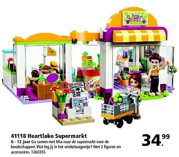 Aanbiedingen 41118 heartlake supermarkt - Lego - Geldig van 23/01/2016 tot 07/02/2016 bij Intertoys