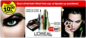 Aanbiedingen Volume million lashes féline mascara - L'Oreal Paris - Geldig van 26/01/2016 tot 07/02/2016 bij Kruidvat