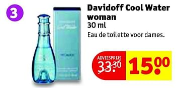 Aanbiedingen Davidoff cool water woman - Davidoff - Geldig van 26/01/2016 tot 07/02/2016 bij Kruidvat