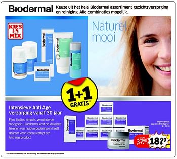 Aanbiedingen Dagcrème anti age 30+ - Biodermal - Geldig van 26/01/2016 tot 07/02/2016 bij Kruidvat
