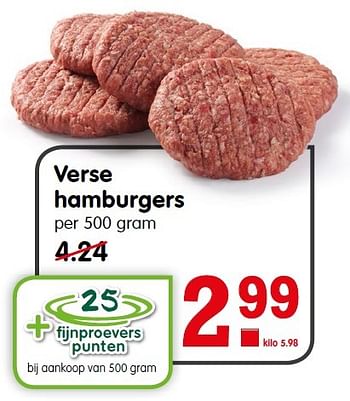 Aanbiedingen Verse hamburgers - Huismerk - Em-té - Geldig van 31/01/2016 tot 06/02/2016 bij Em-té
