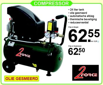 Aanbiedingen 2force compressor - 2Force - Geldig van 01/02/2016 tot 21/02/2016 bij Van Cranenbroek