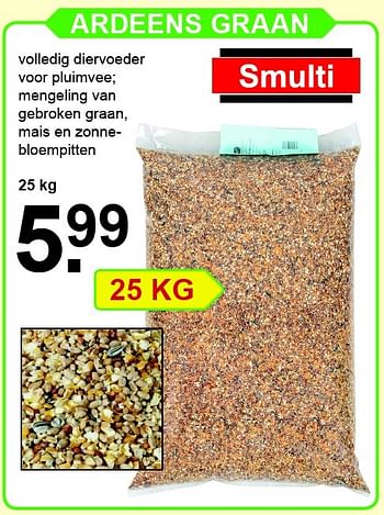 Aanbiedingen Ardeens graan - Smulti - Geldig van 01/02/2016 tot 21/02/2016 bij Van Cranenbroek