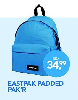 Aanbiedingen Eastpak padded pak`r - Eastpak - Geldig van 01/02/2016 tot 29/02/2016 bij Coolblue