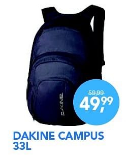 Aanbiedingen Dakine campus 33l - DAKINE - Geldig van 01/02/2016 tot 29/02/2016 bij Coolblue