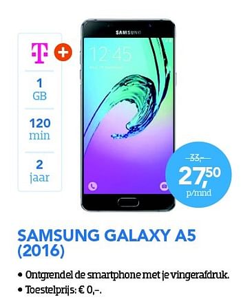 Aanbiedingen Samsung galaxy a5 (2016) - Samsung - Geldig van 01/02/2016 tot 29/02/2016 bij Coolblue
