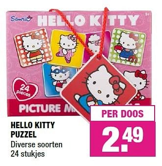 Aanbiedingen Hello kitty puzzel - Hello kitty - Geldig van 01/02/2016 tot 14/02/2016 bij Big Bazar