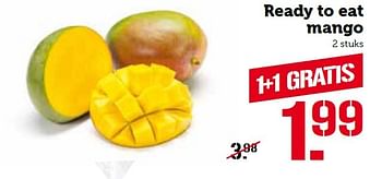 Aanbiedingen Ready to eat mango - Huismerk - Coop - Geldig van 01/02/2016 tot 07/02/2016 bij Coop