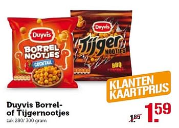 Aanbiedingen Duyvis borrelof tijgernootjes - Duyvis - Geldig van 01/02/2016 tot 07/02/2016 bij Coop