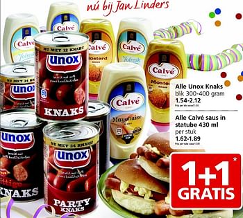 Aanbiedingen Alle unox knaks - Unox - Geldig van 01/02/2016 tot 07/02/2016 bij Jan Linders