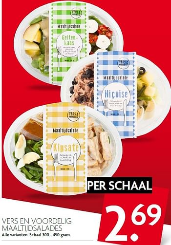 Aanbiedingen Vers en voordelig maaltijdsalades - Huismerk - Deka Markt - Geldig van 07/02/2016 tot 13/02/2016 bij Deka Markt