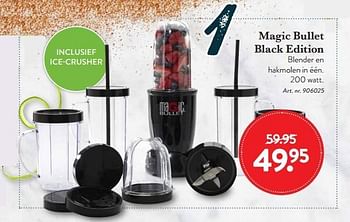 Aanbiedingen Magic bullet black edition - Magic Bullet - Geldig van 05/02/2016 tot 28/02/2016 bij Cook & Co