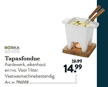 Aanbiedingen Tapasfondue - Boska - Geldig van 05/02/2016 tot 28/02/2016 bij Cook & Co