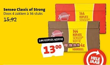 Aanbiedingen Senseo classic of strong - Huismerk - Jumbo Supermarkten - Geldig van 03/02/2016 tot 31/12/2016 bij Jumbo Supermarkten