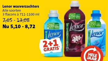 Aanbiedingen Lenor wasverzachters - Lenor - Geldig van 03/02/2016 tot 31/12/2016 bij Jumbo Supermarkten