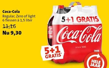 Aanbiedingen Coca-cola regular, zero of light - Coca Cola - Geldig van 03/02/2016 tot 31/12/2016 bij Jumbo Supermarkten