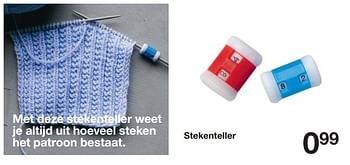 Aanbiedingen Stekenteller - Huismerk - Zeeman  - Geldig van 13/02/2016 tot 20/02/2016 bij Zeeman