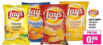 Aanbiedingen Lay`s chips - Lay's - Geldig van 15/02/2016 tot 28/02/2016 bij Big Bazar
